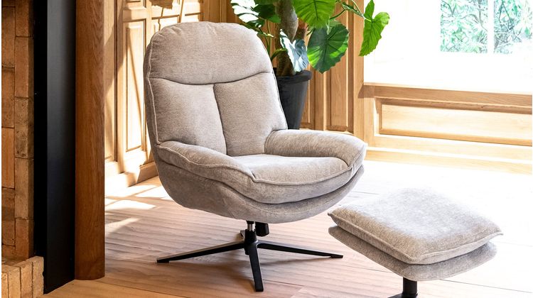 Henders en Hazel Florence Fauteuil + Hocker