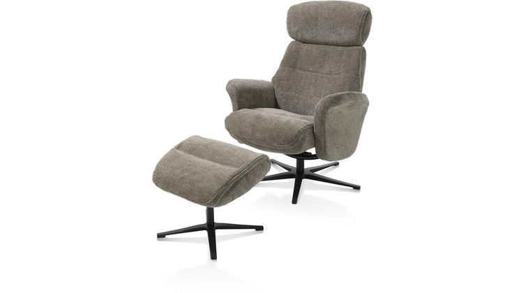 Henders en Hazel Lazaro Fauteuil + Hocker