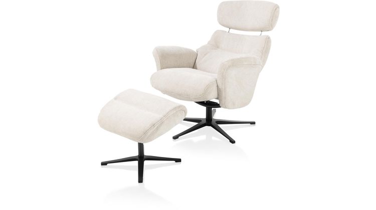 Henders en Hazel Lazaro Fauteuil + Hocker