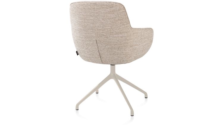 Henders en Hazel Mateo Creme Poten Armstoel