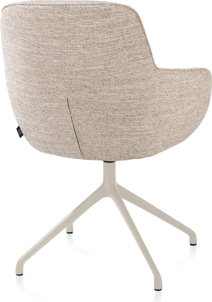 Henders en Hazel Mateo Creme Poten Armstoel