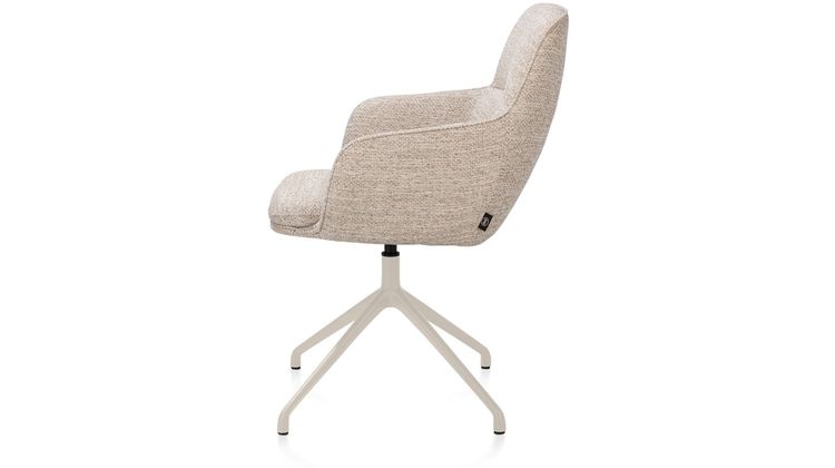 Henders en Hazel Mateo Creme Poten Armstoel