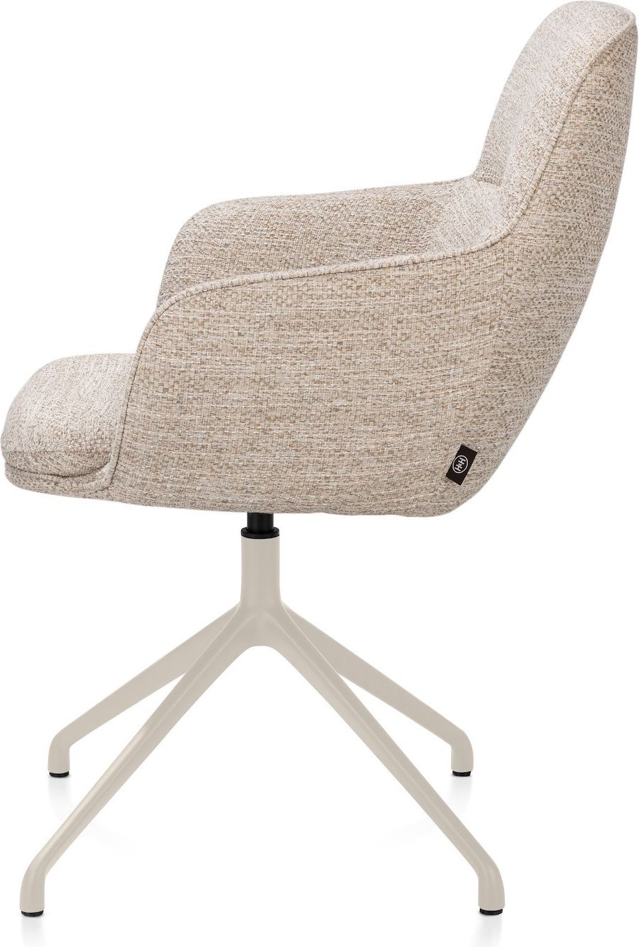 Henders en Hazel Mateo Creme Poten Armstoel