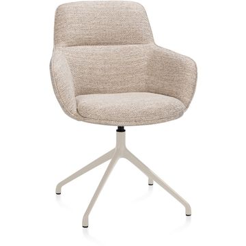 Henders en Hazel Mateo Creme Poten Armstoel