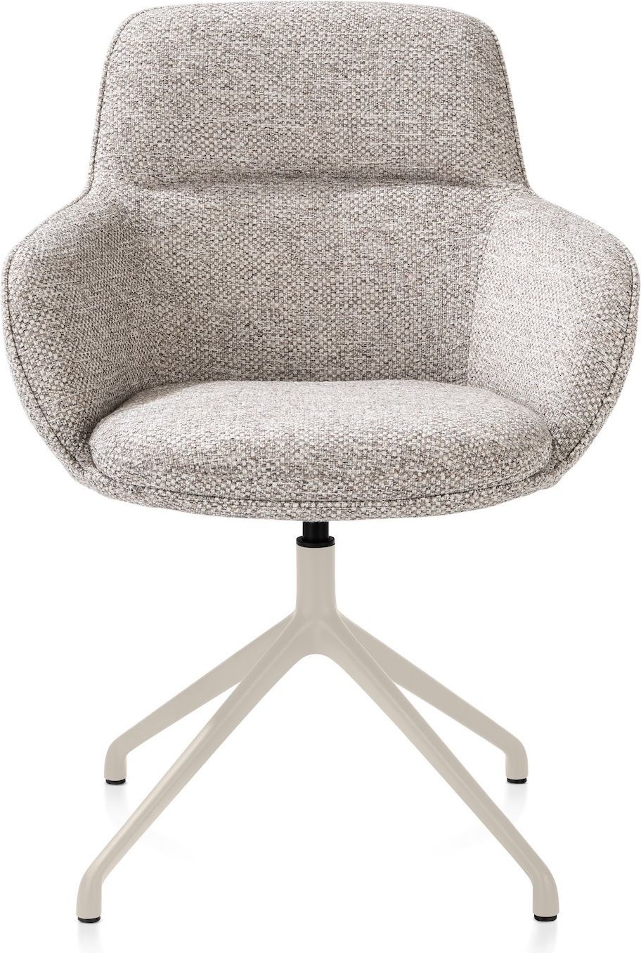 Henders en Hazel Mateo Creme Poten Armstoel