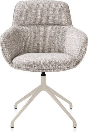 Henders en Hazel Mateo Creme Poten Armstoel