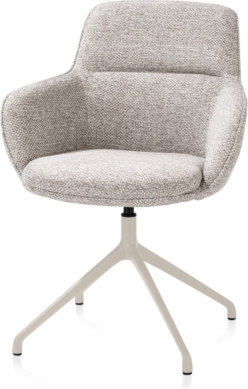 Henders en Hazel Mateo Creme Poten Armstoel