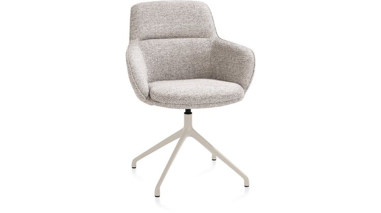 Henders en Hazel Mateo Creme Poten Armstoel