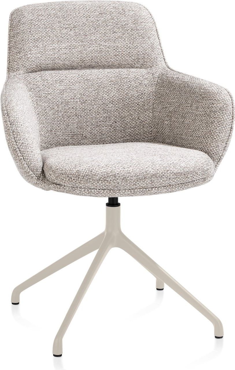 Henders en Hazel Mateo Creme Poten Armstoel