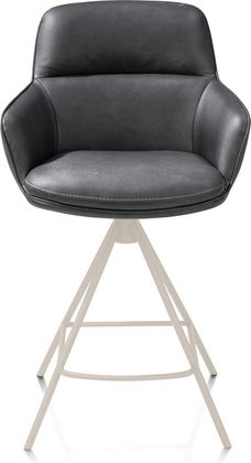 Henders en Hazel Mateo Creme Poten Barstoel