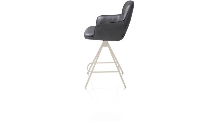 Henders en Hazel Mateo Creme Poten Barstoel