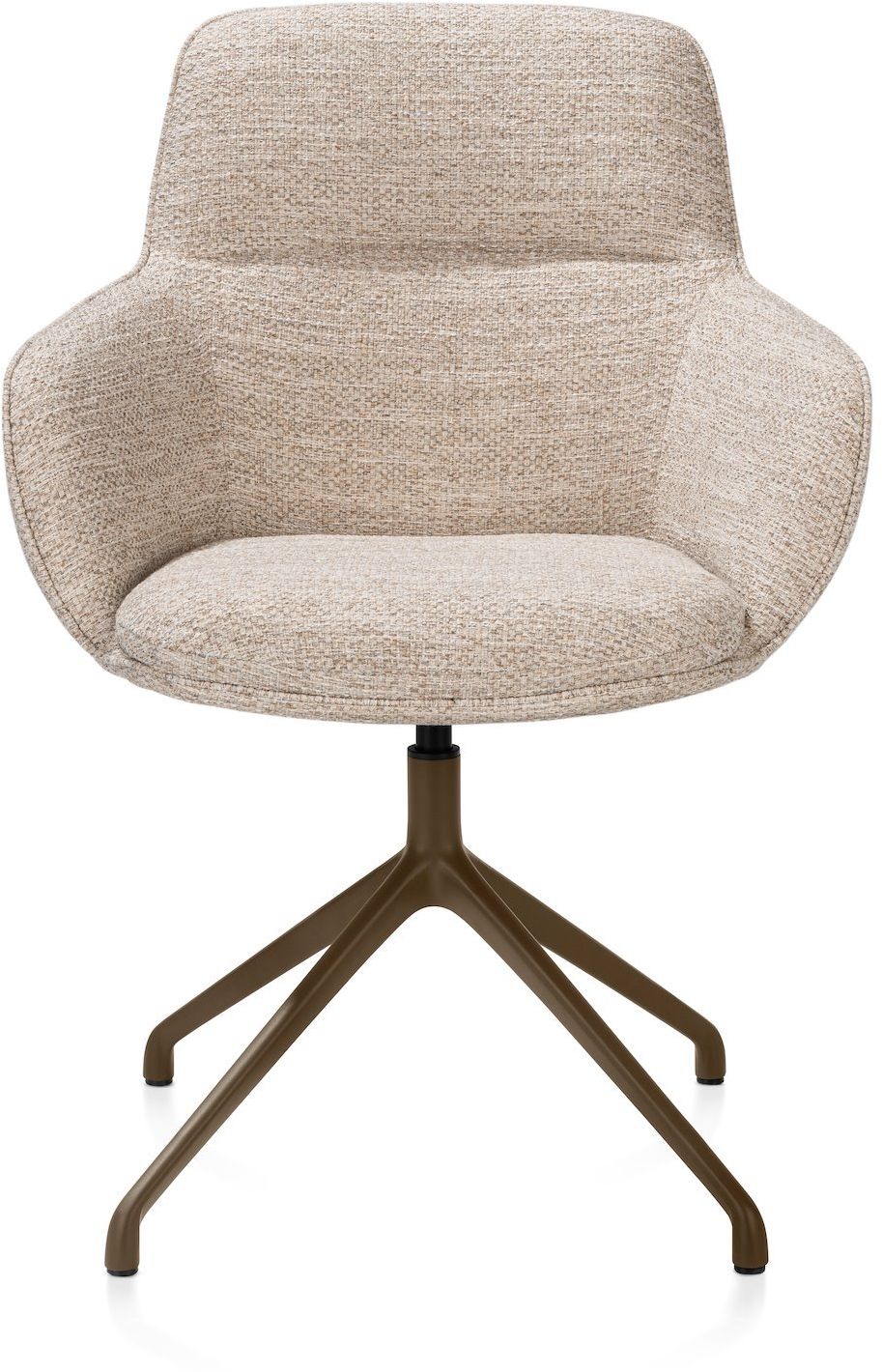 Henders en Hazel Mateo Steelbrown Poten Armstoel