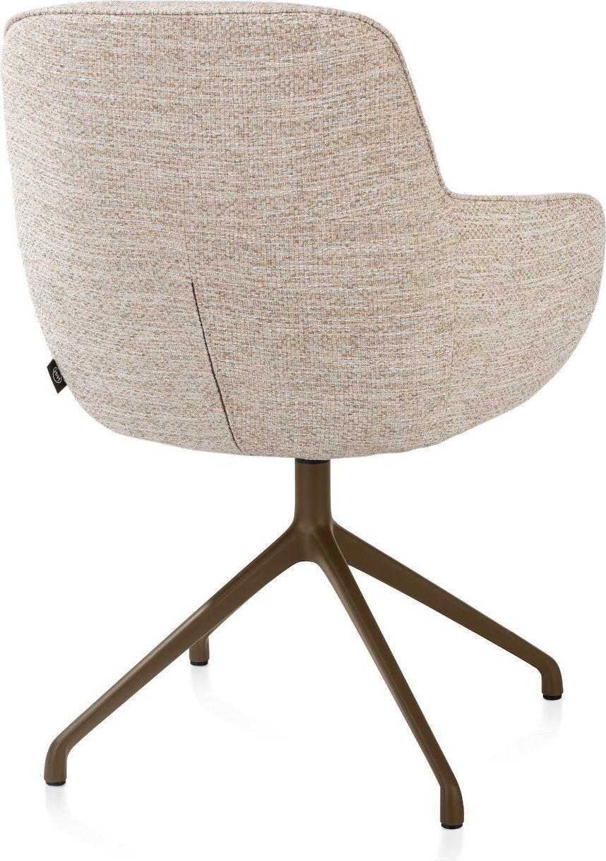Henders en Hazel Mateo Steelbrown Poten Armstoel