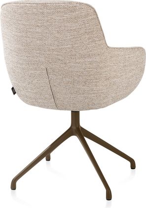 Henders en Hazel Mateo Steelbrown Poten Armstoel