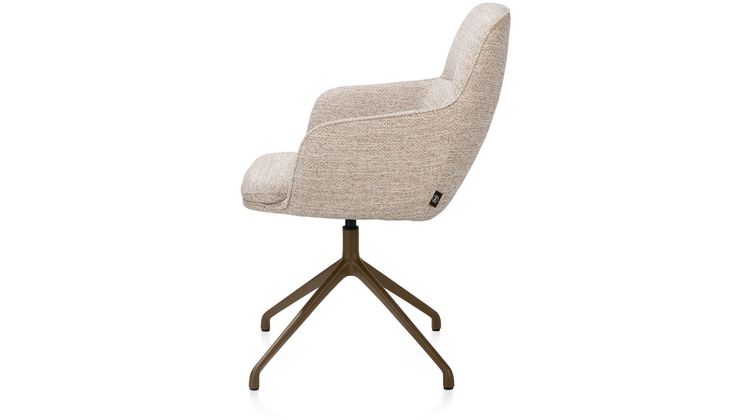 Henders en Hazel Mateo Steelbrown Poten Armstoel