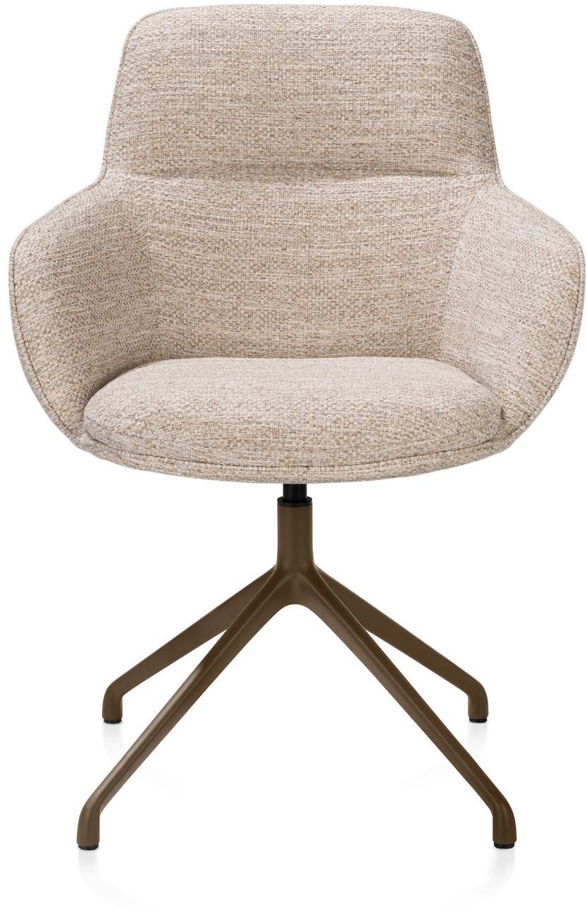 Henders en Hazel Mateo Steelbrown Poten Armstoel