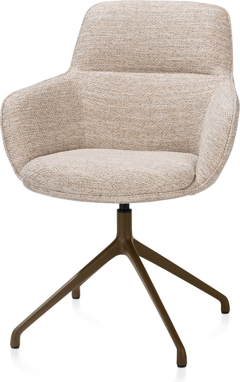 Henders en Hazel Mateo Steelbrown Poten Armstoel