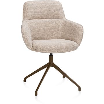 Henders en Hazel Mateo Steelbrown Poten Armstoel