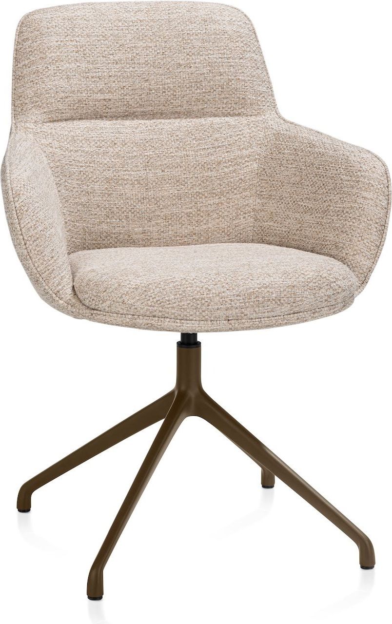Henders en Hazel Mateo Steelbrown Poten Armstoel