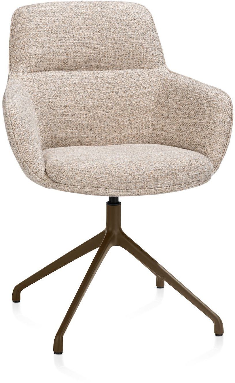 Henders en Hazel Mateo Steelbrown Poten Armstoel