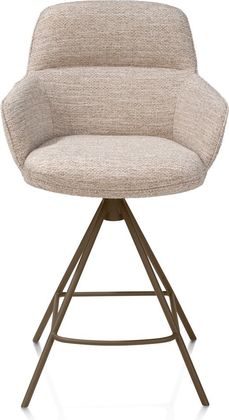 Henders en Hazel Mateo Steelbrown Poten Barstoel