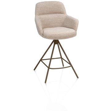 Henders en Hazel Mateo Steelbrown Poten Barstoel 
