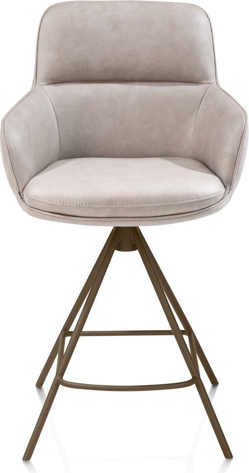 Henders en Hazel Mateo Steelbrown Poten Barstoel
