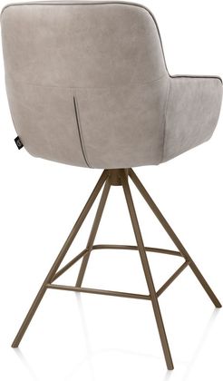 Henders en Hazel Mateo Steelbrown Poten Barstoel