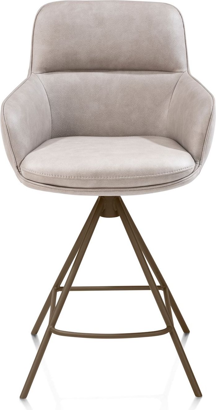Henders en Hazel Mateo Steelbrown Poten Barstoel