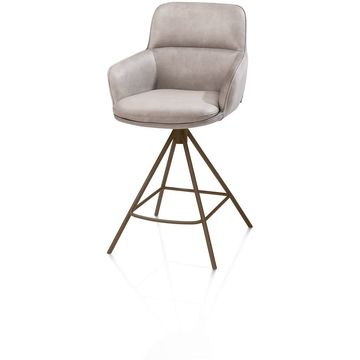 Henders en Hazel Mateo Steelbrown Poten Barstoel