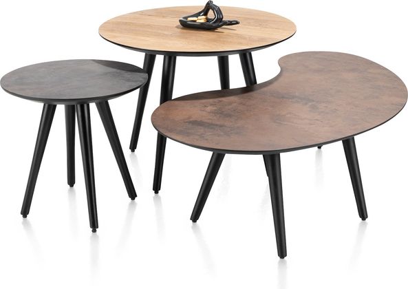 Henders en Hazel Maze Rond M Salontafel