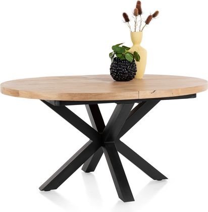 Henders en Hazel Metalox Rond Uitschuiftafel