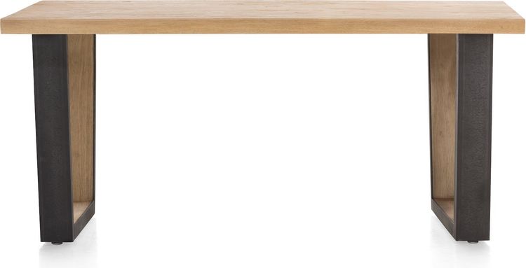 Henders en Hazel Metalox V-Poot Hout Eettafel
