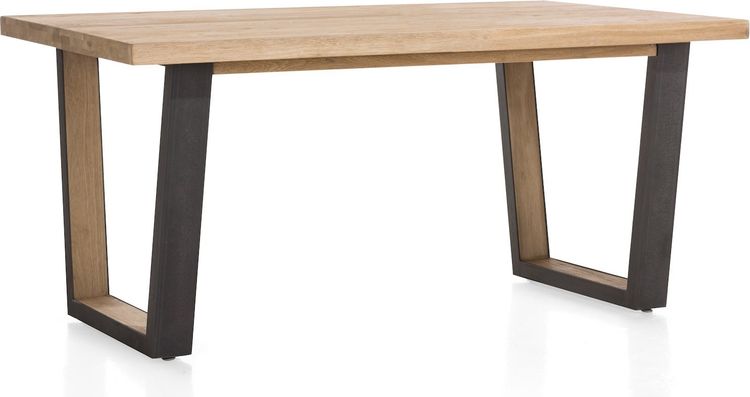 Henders en Hazel Metalox V-Poot Hout Eettafel