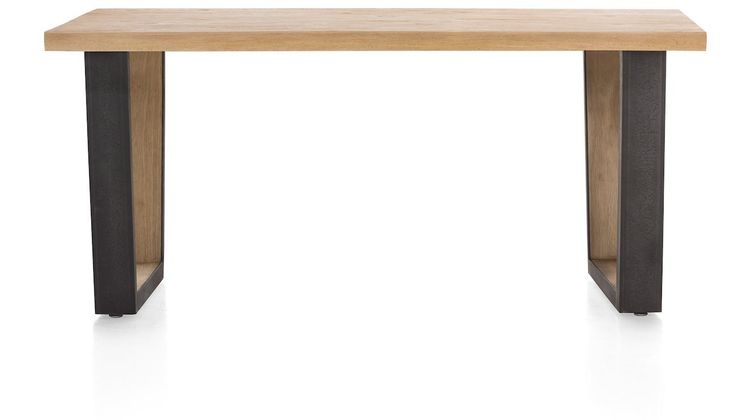 Henders en Hazel Metalox V-Poot Hout Eettafel