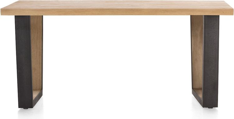 Henders en Hazel Metalox V-Poot Hout Eettafel