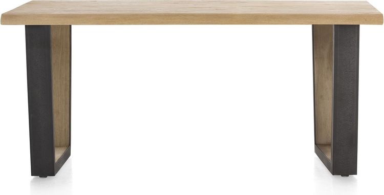 Henders en Hazel Metalox V-Poot Hout Eettafel