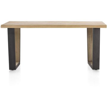 Henders en Hazel Metalox V-Poot Hout Eettafel