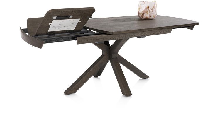 Henders en Hazel Nyon Basalt Uitschuiftafel