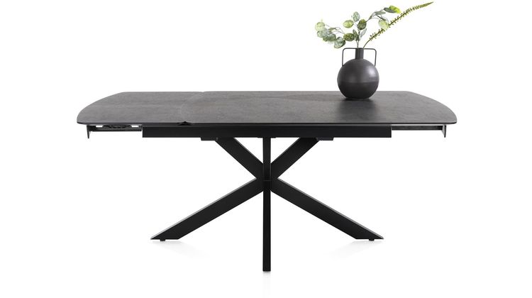 Henders en Hazel Pavalon Antraciet Uitschuiftafel