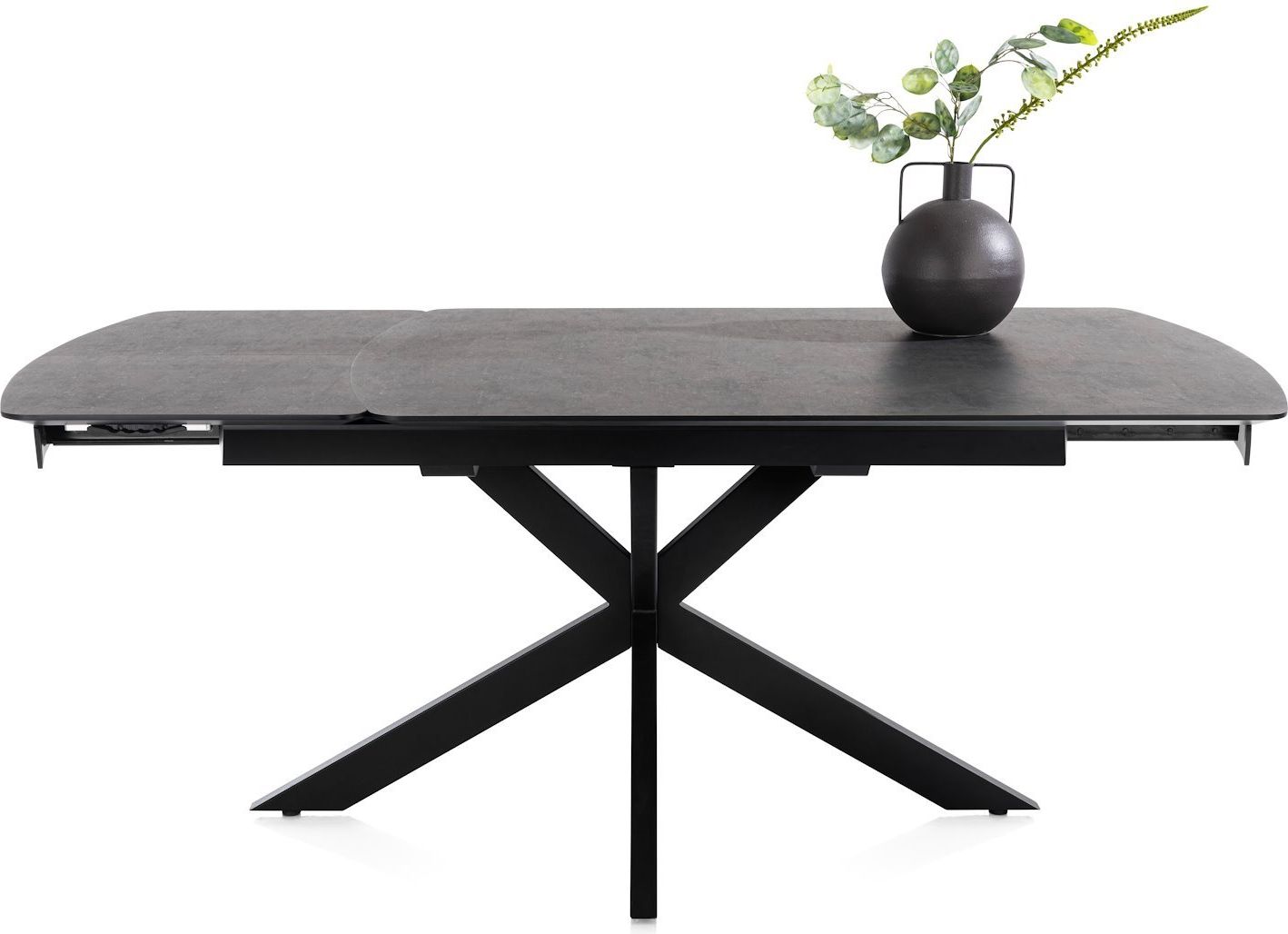 Henders en Hazel Pavalon Antraciet Uitschuiftafel