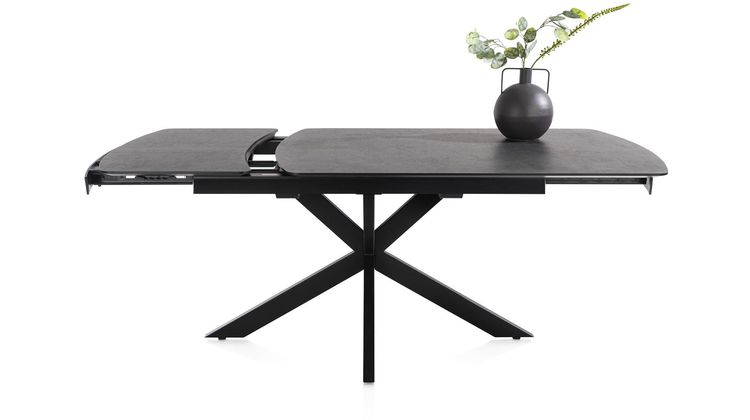 Henders en Hazel Pavalon Antraciet Uitschuiftafel