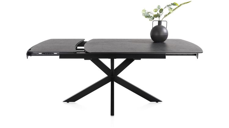 Henders en Hazel Pavalon Antraciet Uitschuiftafel