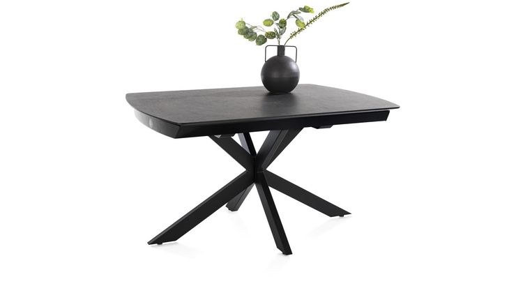 Henders en Hazel Pavalon Antraciet Uitschuiftafel