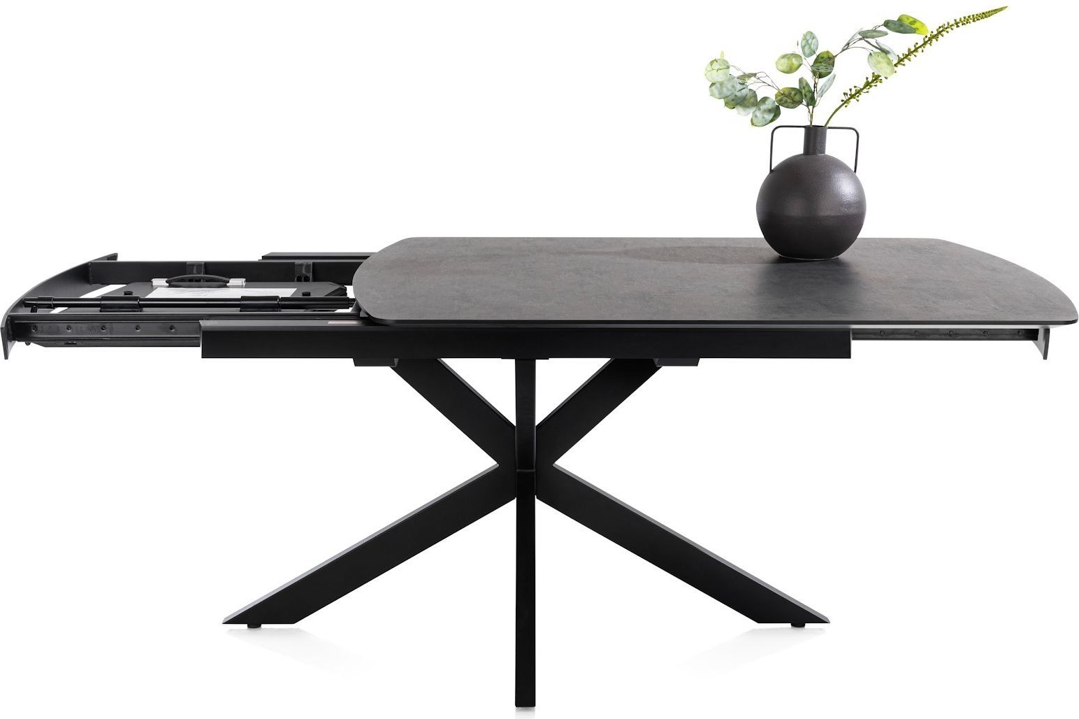 Henders en Hazel Pavalon Antraciet Uitschuiftafel