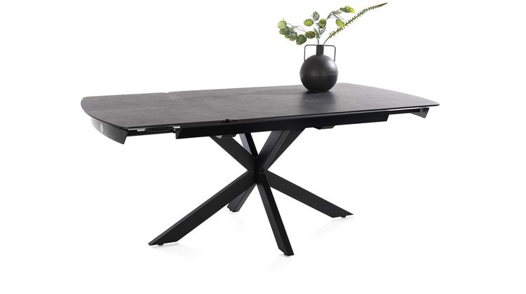 Henders en Hazel Pavalon Antraciet Uitschuiftafel
