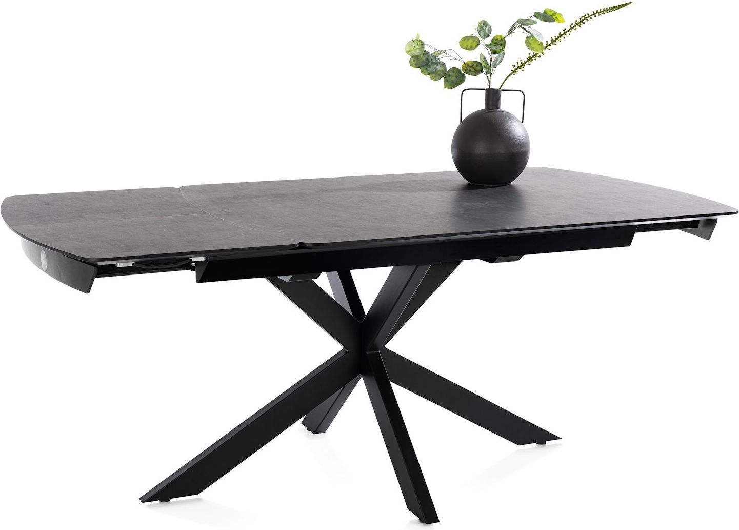 Henders en Hazel Pavalon Antraciet Uitschuiftafel