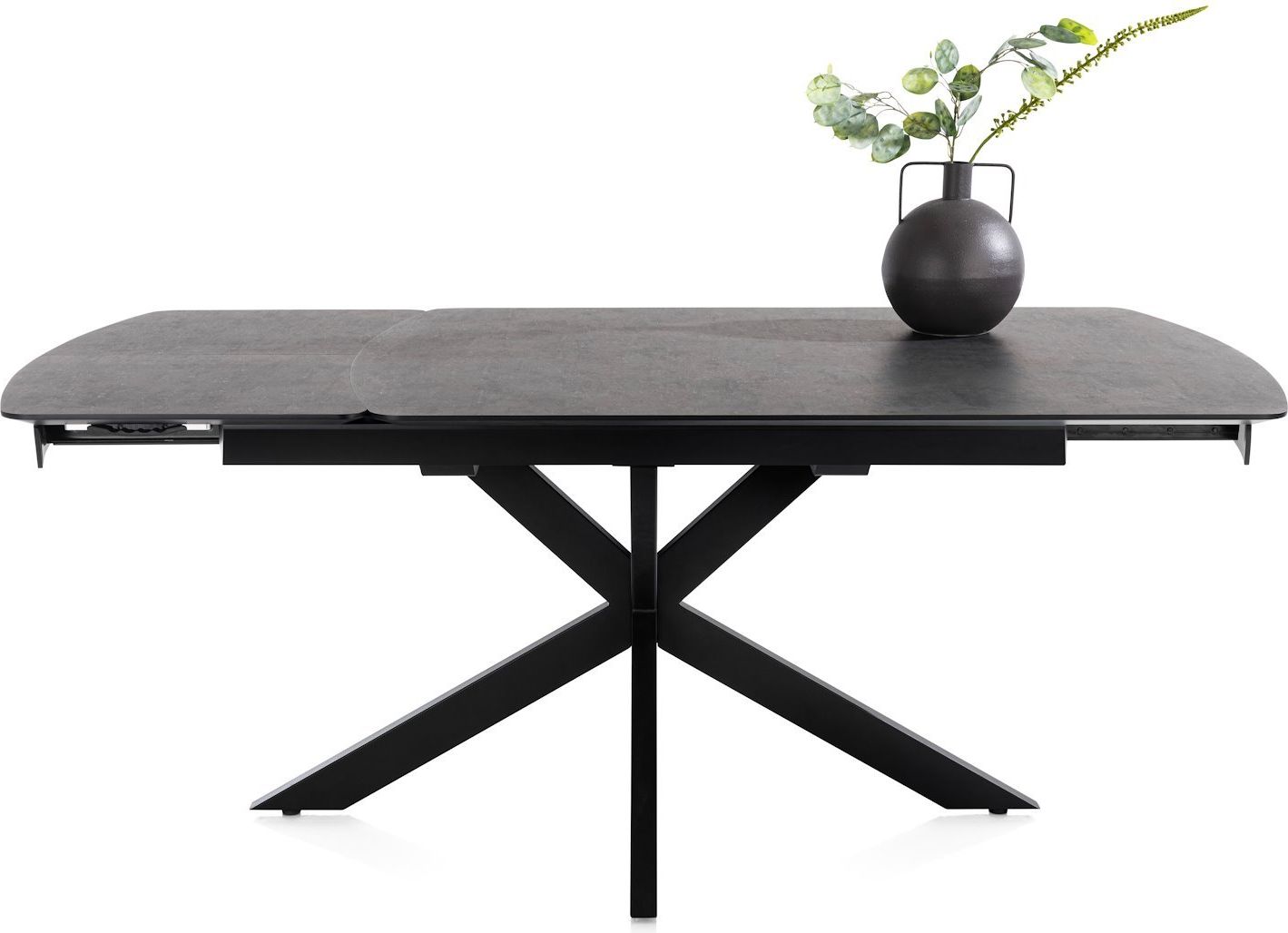 Henders en Hazel Pavalon Antraciet Uitschuiftafel