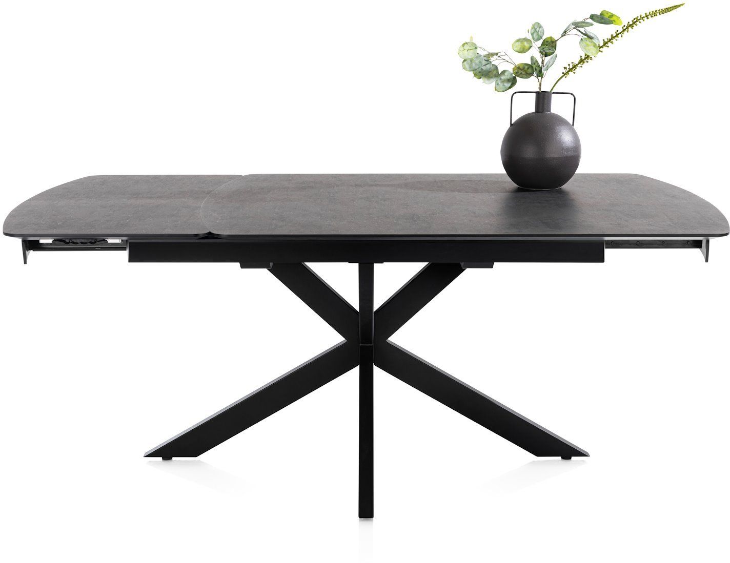 Henders en Hazel Pavalon Antraciet Uitschuiftafel