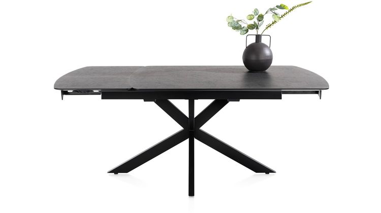 Henders en Hazel Pavalon Antraciet Uitschuiftafel